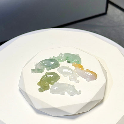 Gold fish Jade Accessory