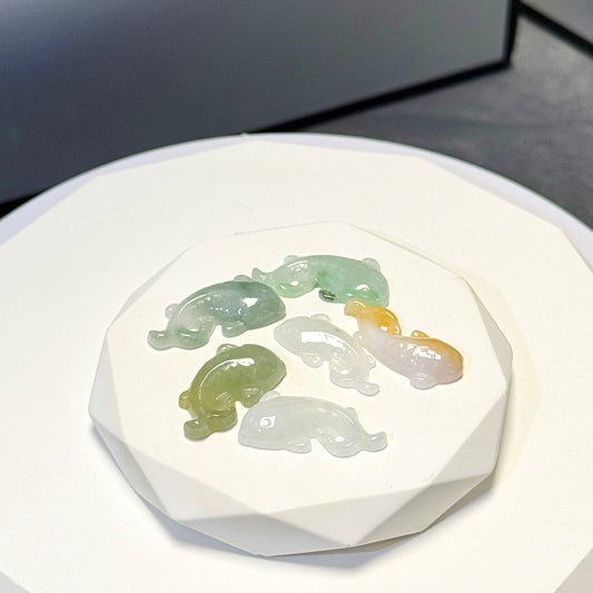 Gold fish Jade Accessory
